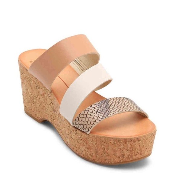 Dolce Vita Shoes - Dolce Vita Strappy Cork Wedge Platform Sandals
